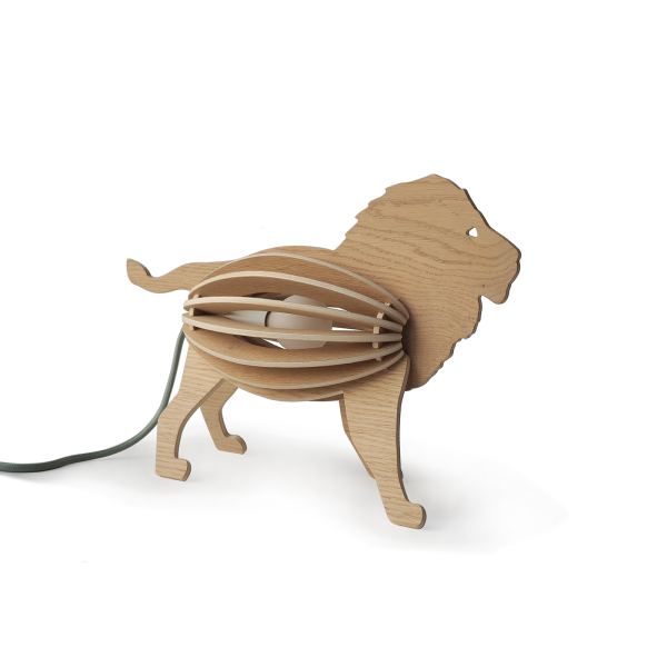 Lampe de chevet pour enfants Lion - Gone's 100% Made In France