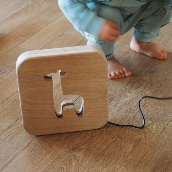 Veilleuse en bois girafe - Gone's 100 % Made in France
