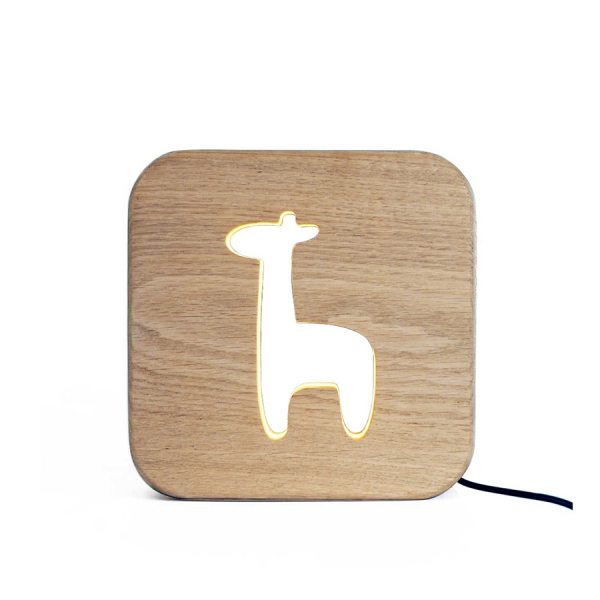 Veilleuse en bois girafe - Gone's 100 % Made in France