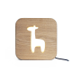 Veilleuse en bois girafe - Gone's 100 % Made in France
