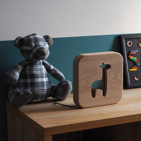 Veilleuse en bois girafe - Gone's 100 % Made in France