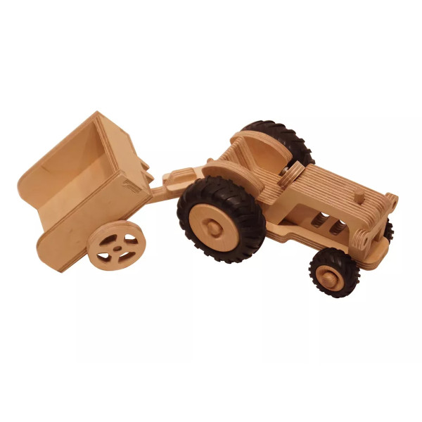 Tracteur en bois MANUFACTURE EN FAMILLE Fergus à fabriquer Diy à construire