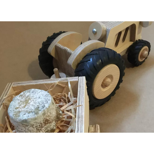 Tracteur en bois MANUFACTURE EN FAMILLE Fergus à fabriquer Diy à construire