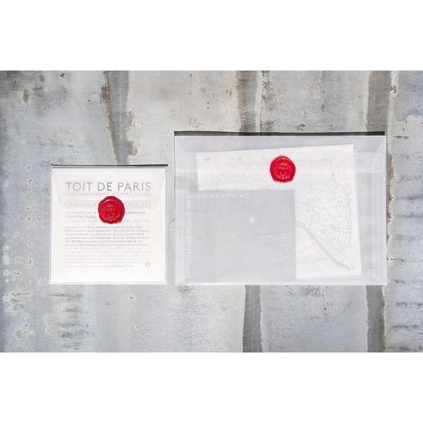 Morceau toit de Paris authentique - Fragment