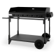Plancha gaz 4 brûleurs Pakita 4105 avec chariot noir - Le Marquier