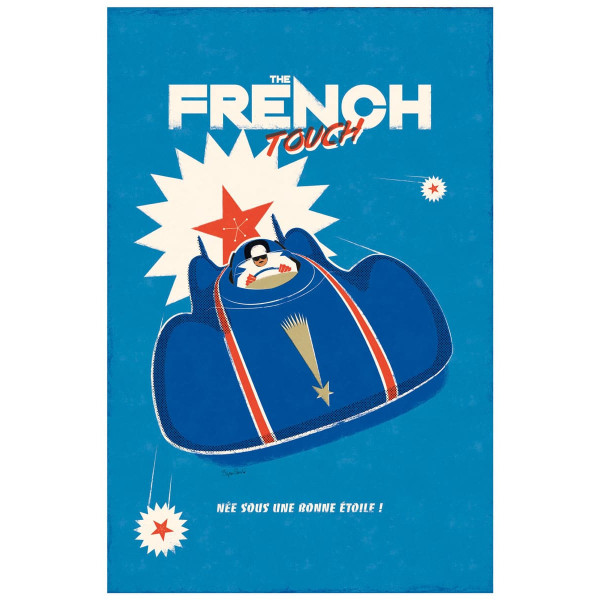 Affiche de la Renault Etoile Filante - En Double File