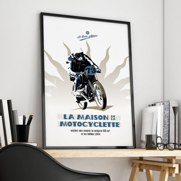 Affiche de la BMW R50/5 - En Double File