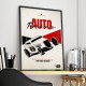 Affiche Ford Hot Rod - En Double File