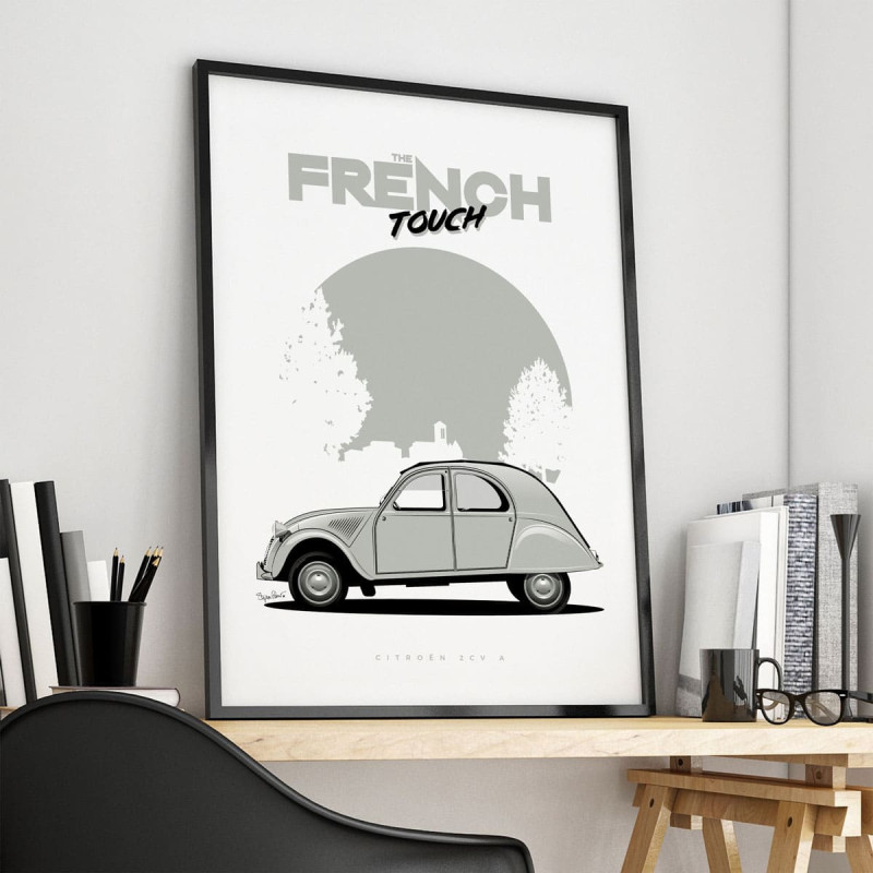 Affiche Pour Boîte De Jouet Citroën Châssis C6 Démontable - Pièce Collection