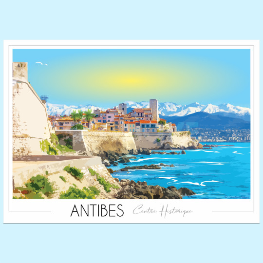 Affiche d'Andibes Juan les Pins - Foliove