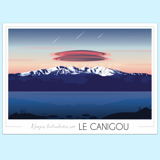 Affiche du Canigou - Foliove