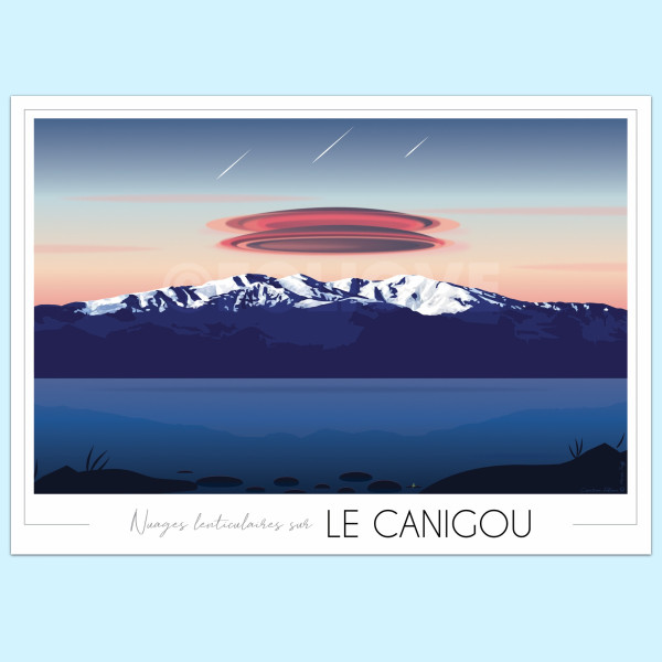 Affiche du Canigou - Foliove