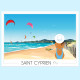 Affiche FOLIOVE de Saint-Cyprien Plage - 3 tailles