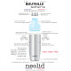Bouteille gourde isotherme NEOLID 750ml en inox - 6 modèles