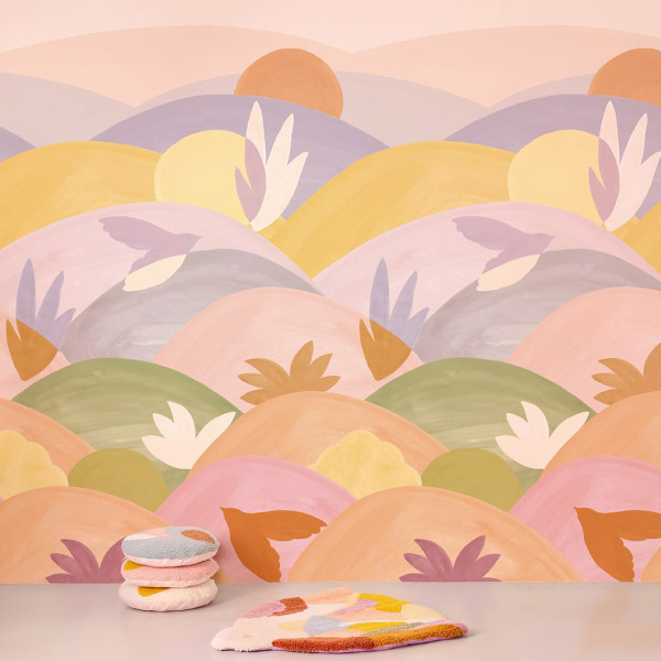 Papier peint SEASON PAPER x Chaumière Oiseau : Joie