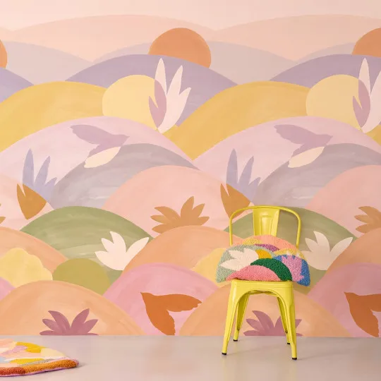 Papier peint SEASON PAPER x Chaumière Oiseau : Joie
