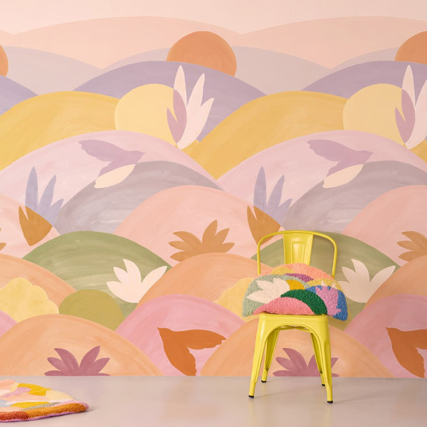 Papier peint SEASON PAPER x Chaumière Oiseau : Joie