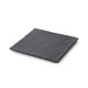 Assiette carrée en céramique effet ardoise - Basalt - Revol