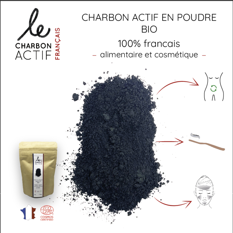 Charbon actif LE CHARBON ACTIF FRANCAIS en poudre 50g — free download