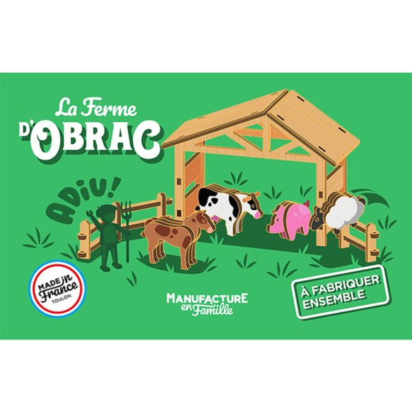Grande ferme en bois la Ferme Obrac - Manufacture en Famille
