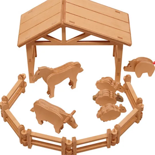 Grande ferme en bois la Ferme Obrac - Manufacture en Famille