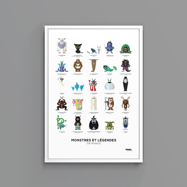 Affiche Monstres de nos régions - La Majorette à Moustache