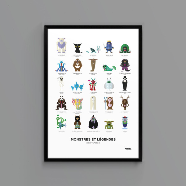 Affiche Monstres de nos régions - La Majorette à Moustache