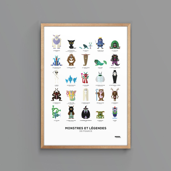 Affiche Monstres de nos régions - La Majorette à Moustache