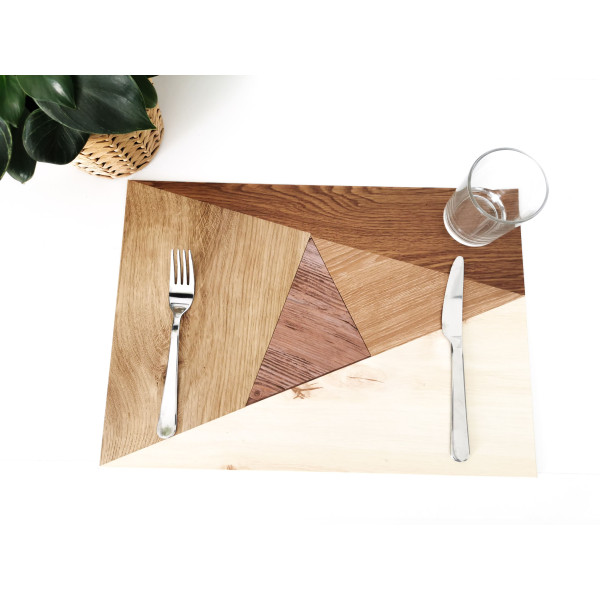 Set de table bois - Market - Leewalia