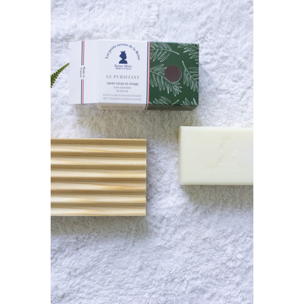 Porte-savon REINE MERE en bois de mélèze