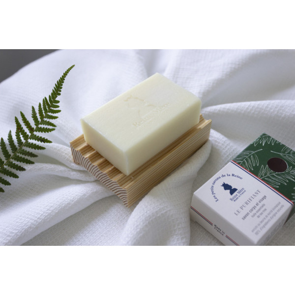 Porte-savon REINE MERE en bois de mélèze