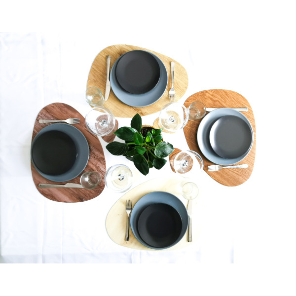 Lot de set de table design - Peeble - Leewalia