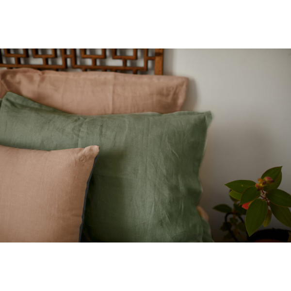 Taie d’oreiller en lin lavé - Laurence Carroy