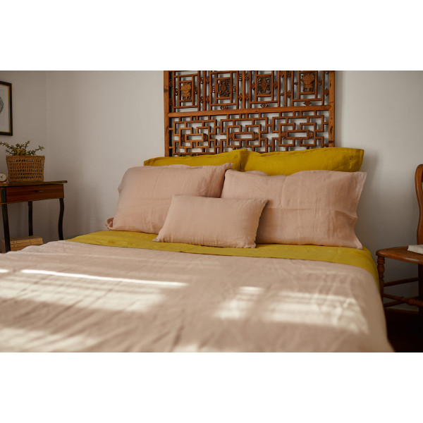 Taie d’oreiller en lin lavé - Laurence Carroy