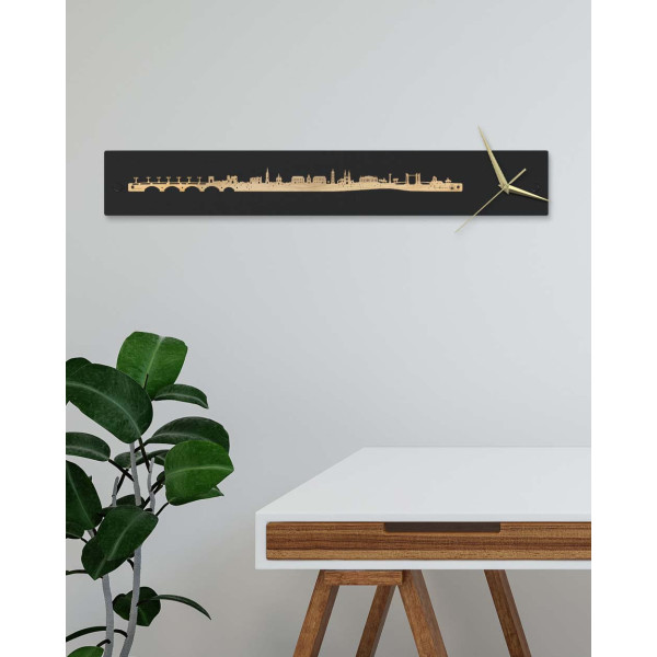 Horloge murale Bordeaux - Je Suis Art