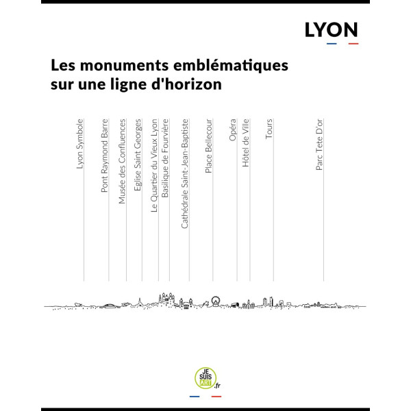 Horloge murale Lyon - Je Suis Art