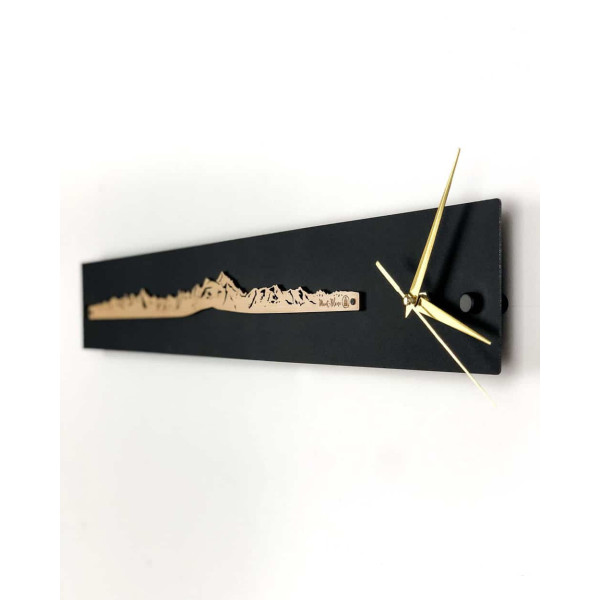Horloge murale Massif du Mont blanc - Je Suis Art