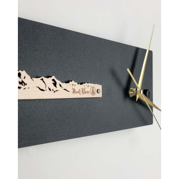 Horloge murale Massif du Mont blanc - Je Suis Art