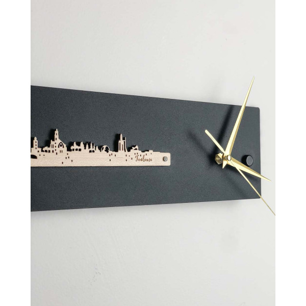 Horloge murale Toulouse par Je Suis Art