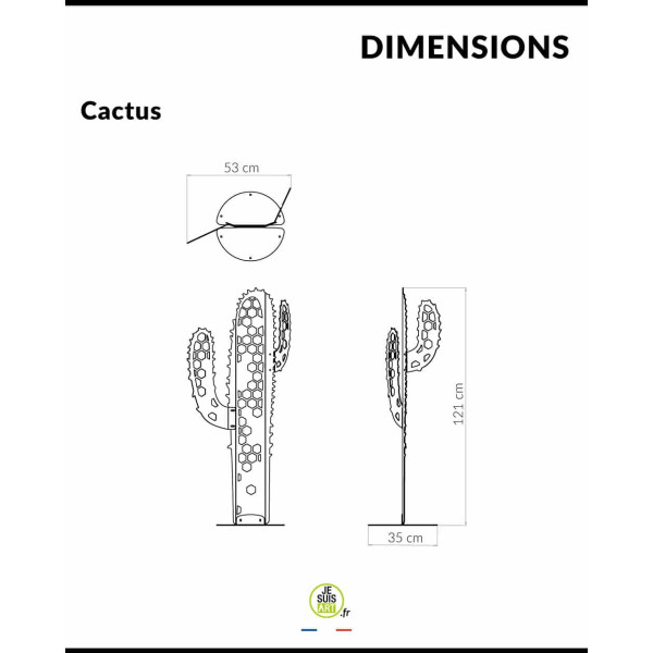 Cactus en acier - Je Suis Art