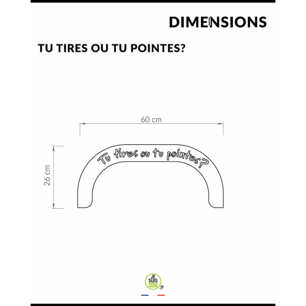 Anneau de lancer pétanque - Je Suis Art