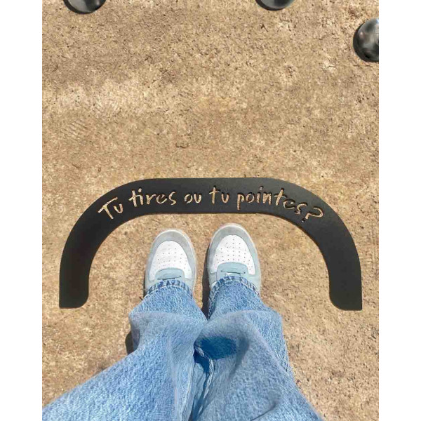 Anneau de lancer pétanque - Je Suis Art