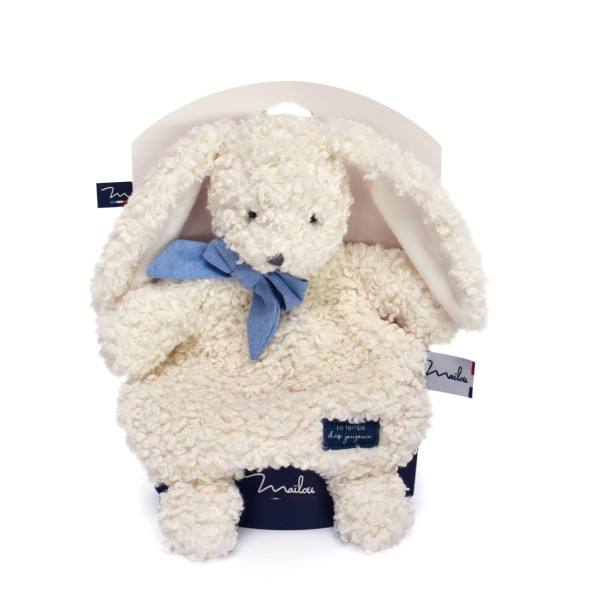 Bouillotte peluche micro onde lapin écru - Maïlou