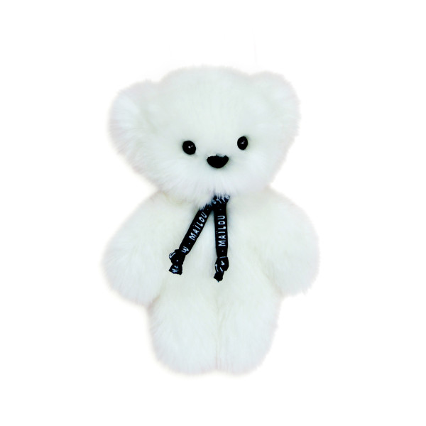 Doudou ours Blanc - Le Petit Frenchie - Maïlou