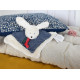 Doudou plat lapin en coton bio - Maïlou