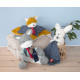 Doudou plat renard en coton bio - Maïlou
