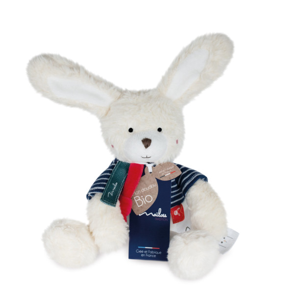 Peluche lapin en coton bio - Maïlou