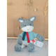 Peluche âne en coton bio - Maïlou