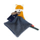Peluche renard coton bio avec doudou - Maïlou