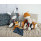 Peluche renard coton bio avec doudou - Maïlou
